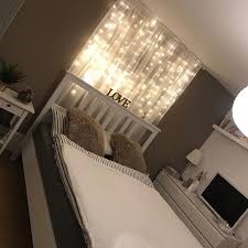 Curtain Led Lights In 2021 Room Ideas Bedroom Bedroom Decor Dream Rooms
