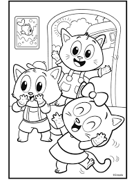 From pictures of sleeping kittens to playful kittens, there are fun kitten coloring pages for your kids to try. Nursery Rhymes Three Little Kittens Crayola Com