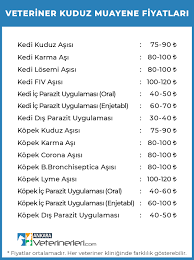 Veteriner Klinikleri Fiyatlari