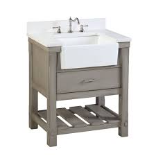 4.4 out of 5 stars. Charlotte 30 Farmhouse Bathroom Vanity With Apron Sink Quartz Top Kitchenbathcollection