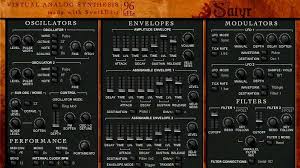 Satyr Satyr Is A Free Massive Virtual Analog Synth With Comprehensive Oscillator Waveshaping And Modulation Methods Http Www Vstp Analog Synth Synth Plugins