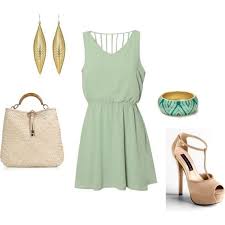 Light Green Dress Accessories Combination Woman S Heaven Fashion Spring Outfits Casual Style