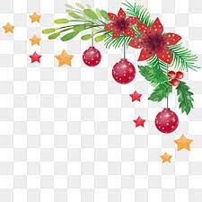 Red Flower And Leaves Ornament Christmas Corner Christmas Merry Christmas Leaf Png Transparent Clipart Image And Psd File For Free Download Floral Poster Leaf Ornament Red Flowers