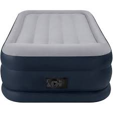 Intex Deluxe Twin Air Mattress With Built In Pump And Pillow Rest Air Mattress Camping Twin Air Mattress Air Mattress