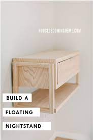 Modern Floating Nightstand House Becoming Home Floating Nightstand Diy Modern Floating Nightstand Floating Nightstand