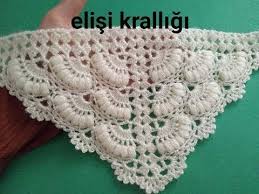 Fistikli Yelpaze Modeli Ucgen Sal Yapilisi Youtube In 2020 Crochet Crocodile Stitch Crochet Shawl Crochet Patterns