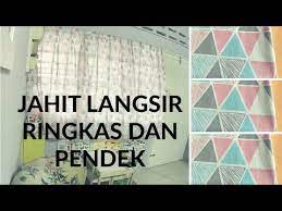 Syarat membuat kartu atm bri jenis private label, classic, gold, premium cara online. Jahit Langsir Versi Ringkas Langsir Pendek Youtube