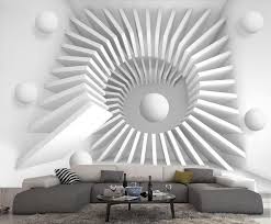 Nos papiers peints trompe l'oeil apporte du naturel et de la perspective. Papier Peint 3d Trompe L Oeil Moderne Photo Murale Relief 3d Blanc Escalier Papier Peint Papier Peint 3d Parement Mural