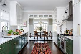 The kitchen works in the space, but not so much for the people who end up living there. Contemporary Galley Kitchen With Green Cabinets Hgtv S 2019 Designer Of The Year Awards Hgtv