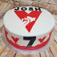 Buy official afl sydney swans merchandise online at marketsports. Bg Cakes And Other Delights Sydney Swans Theme Cake Cake Themed Cakes Birthday Cake