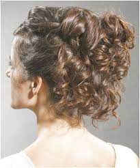 Formal Curly Updo Hairstyle Medium Brunette Mocha Side View 1 Shortbrunettehairstyles Like What You S Thick Hair Styles Simple Prom Hair Long Curly Hair