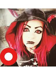 Are there black and white contact lenses for halloween? Halloween Horror White Red Balafilcon Cosplay Contact Lenses Cosplayshow Com