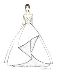 Exclusive Get A First Look At The Fall 2018 Bridal Collections Fashion Illustration Sketches Dresses Dress Design Drawing Fashion Drawing Dresses