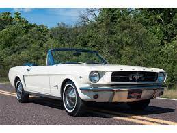 Ragoon red with new black top and black interior. 1965 Ford Mustang D Code Convertible For Sale Classiccars Com Cc 1000701