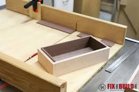 Light blue box with glaze How To Make A Simple Wooden Jewelry Box Free Plans Fixthisbuildthat