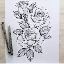 Dessins de tatouage rose pour les filles. Image Result For Rose Tattoo Tatouage Pied Comment Dessiner Une Fleur Tatouage Homme
