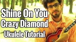 Amlong crystal diamond tealight candle holder, clear, set of 6. Shine On You Crazy Diamond Ukulele Tutorial Youtube
