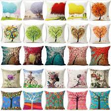 5 size soft white cushion throw pillow sofa waist pillowcase filler inner insert pp cotton home accessories. Romantic Line Square Pillowcases Wishing Tree Print Cushion Cover Decorative Pillow Covers Home Decoration Sofa Cushions Car Throw Pillows Wish