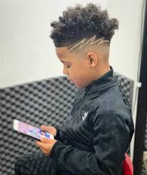 Cut the hair straight across. Cool Haircut Designs For Black Boys