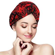 Shingeki no bahamut, lucifer (shingeki no bahamut), fallen angel. Satan Painting Baphomet Red Microfiber Hair Towel Wrap With Button Qui Ninthavenue Europe