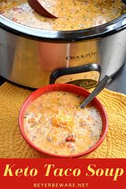Keto Taco Soup Is The Best Low Carb Soup Made With Hamburger Or Sausage Cream Cheese And Rotel Perfect For People Low Carb Soup Low Carb Taco Soup Keto Taco