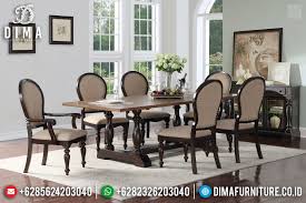 Belanja di indotrading secara b2b dengan mudah. Harga Meja Makan Klasik Natural Jati Furniture Jepara Ttj 0578