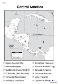 Central America Mapping Activity Map Activities Central America Map Central America
