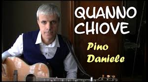 E7 ca ridenno vaje a fatica' ma mo nun ride cchiù d d7+ d7 e luntano se ne va. Quanno Chiove Pino Daniele Tutorial Chitarra Youtube