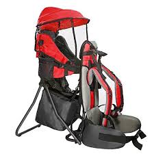 Clevr Cross Country Baby Backpack Hiking Carrier With Stand And Sun Shade Visor Child Kid Toddler Red Lightwe Baby Hiking Hiking Baby Carrier Hiking Carrier