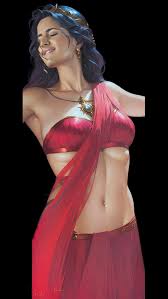 Katrina Kaif ai red saree by Billion93 on DeviantArt