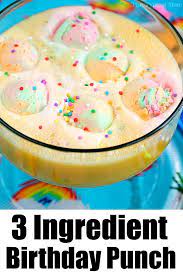 This Party Punch Recipe Has Just 3 Ingredients And Is The Best Punch Recipe For A Birthday Party Or Baby Best Punch Recipe Punch Recipes Sherbert Punch Recipes