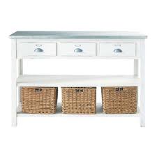 Wood And Metal Console Table In White W 130cm Sorgues Table Console En Bois Table Console Blanche Console Cuisine