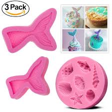 Pin By Asma Dardour On Anniversaire Sirene Cake Mold Diy Cupcakes Chocolate Candy Molds