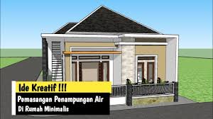 Desain 2 lantai dengan musala. Pemasangan Tabung Air Dengan Ide Kreatif Di Rumah Minimalis Youtube