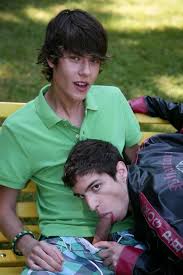 Christian Elliot fucked on the bench - Gay Porn Sky