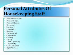 Personality Traits Of Housekeeping Management Personnel Hmhub