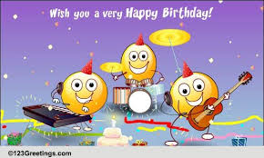 Wish someone with these beautiful flowers Musical Happy Birthday Wishes