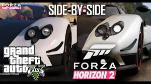 Forza horizon 4 дрифт и настройка для чайников. Forza Horizon 2 Trailer Recreated In Grand Theft Auto V Side By Side Comparison Video