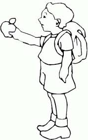 Niños que van al colegio. Venta Nino Con Mochila Para Colorear En Stock