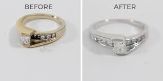 We must first clean out any dirt and debris from the item, then we must remove any previous rhodium and buff out any deep scratches. What Is Rhodium Plating Quick Jewelry Repairs