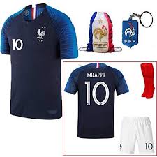 France Soccer Team Pogba Griezmann Mbappe Kid Youth Replica