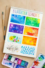 8 Watercolor Techniques For Beginners 8 Tecnicas De Aquarela Para Iniciantes Kunstjournaal Waterverftechniek Waterverf