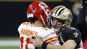 History as he new england's tom brady, who has 538 career touchdowns and six super bowl rings, tweeted his congratulations to brees and. Tom Brady Drew Brees Vs Patrick Mahomes Lamar Jackson Quarterback Generations Collide In Nfl Playoffs Nfl News Sky Sports