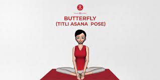This asana is named after the sanskrit so another name for baddha konasana is the cobbler pose. Butterfly Pose Titli Asana Steps Benefits Precautions