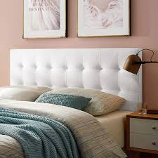 Deep inset buttons adorn this magnificent centerpiece for your bedroom décor. Modway Lily Tufted Faux Leather Upholstered Twin Headboard