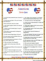 Presidents quiz questions and answers This American Trivia Touches On Many Different Areas Of Our History