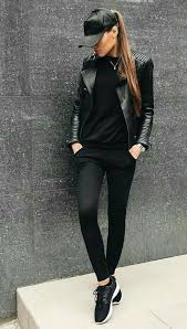 Mafia Gang J J K Ff Ch 5 Don T Go I Love You All Black Outfits For Women All Black Outfit Fashion