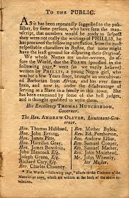 Phillis Wheatley Poems Quotes Quotesgram