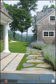 Whether you call them backyard walkways or garden paths, they can be a stunning addition to your garden landscaping. This Photo Is An Unquestionably Inspirational And Splendid Idea Slatepathways Backyard Landscaping House Landscape Outdoor Walkway