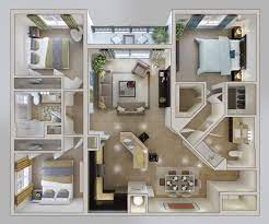 Departamento 3 Recamaras House Layout Plans House Plans Bedroom House Plans
